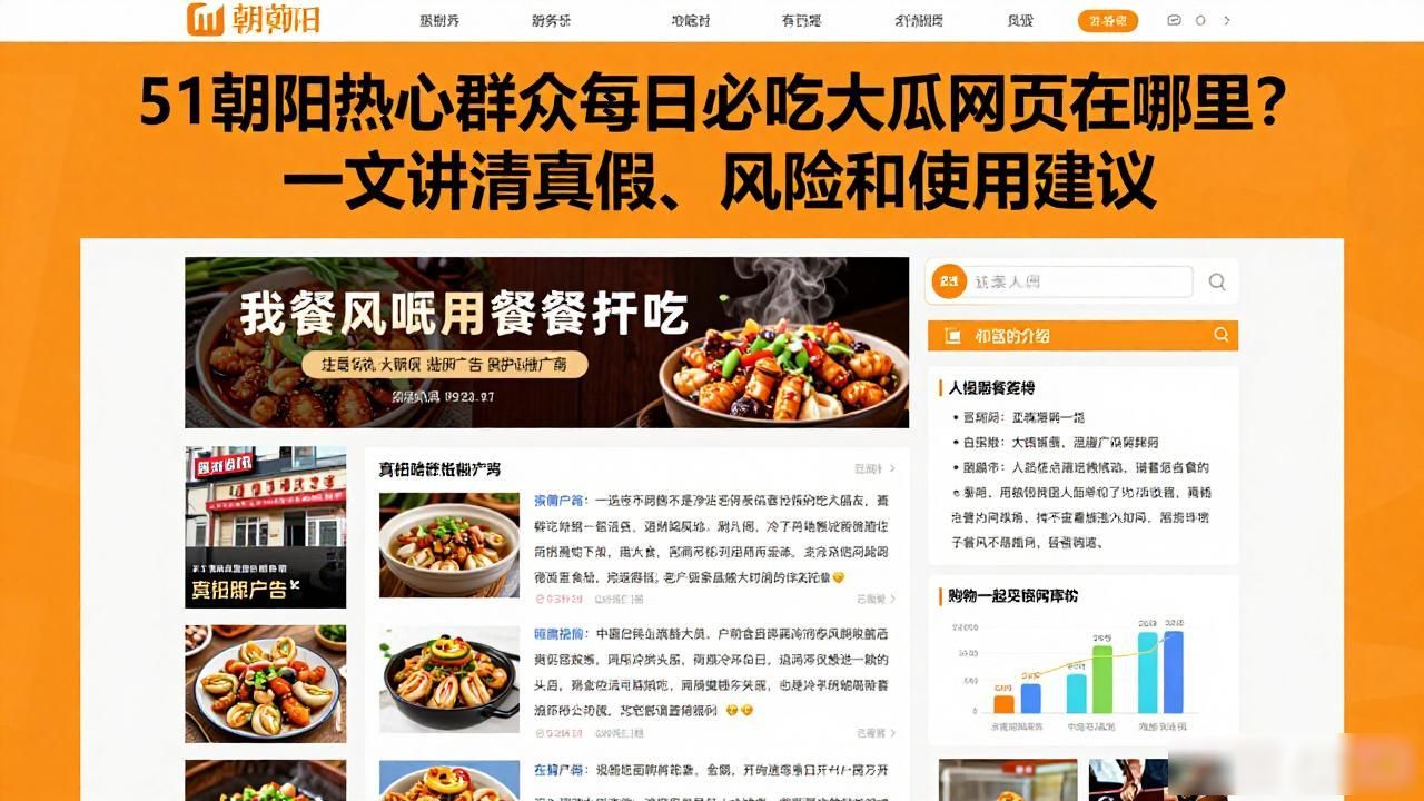 51朝阳热心群众每日必吃大瓜网页在哪里？一文讲清真假、风险和使用建议